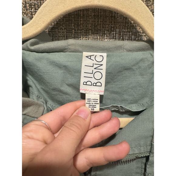Billabong Sage Green Jacket - Picture 3 of 8